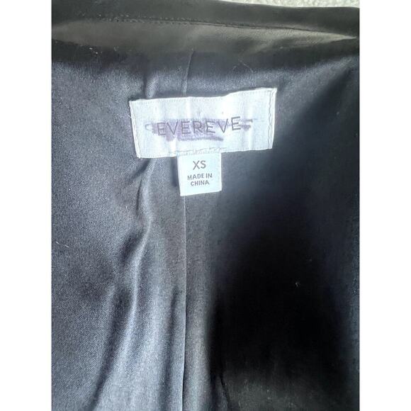 NWOT Evereve black double breasted plether jacket size XS - Picture 6 of 7